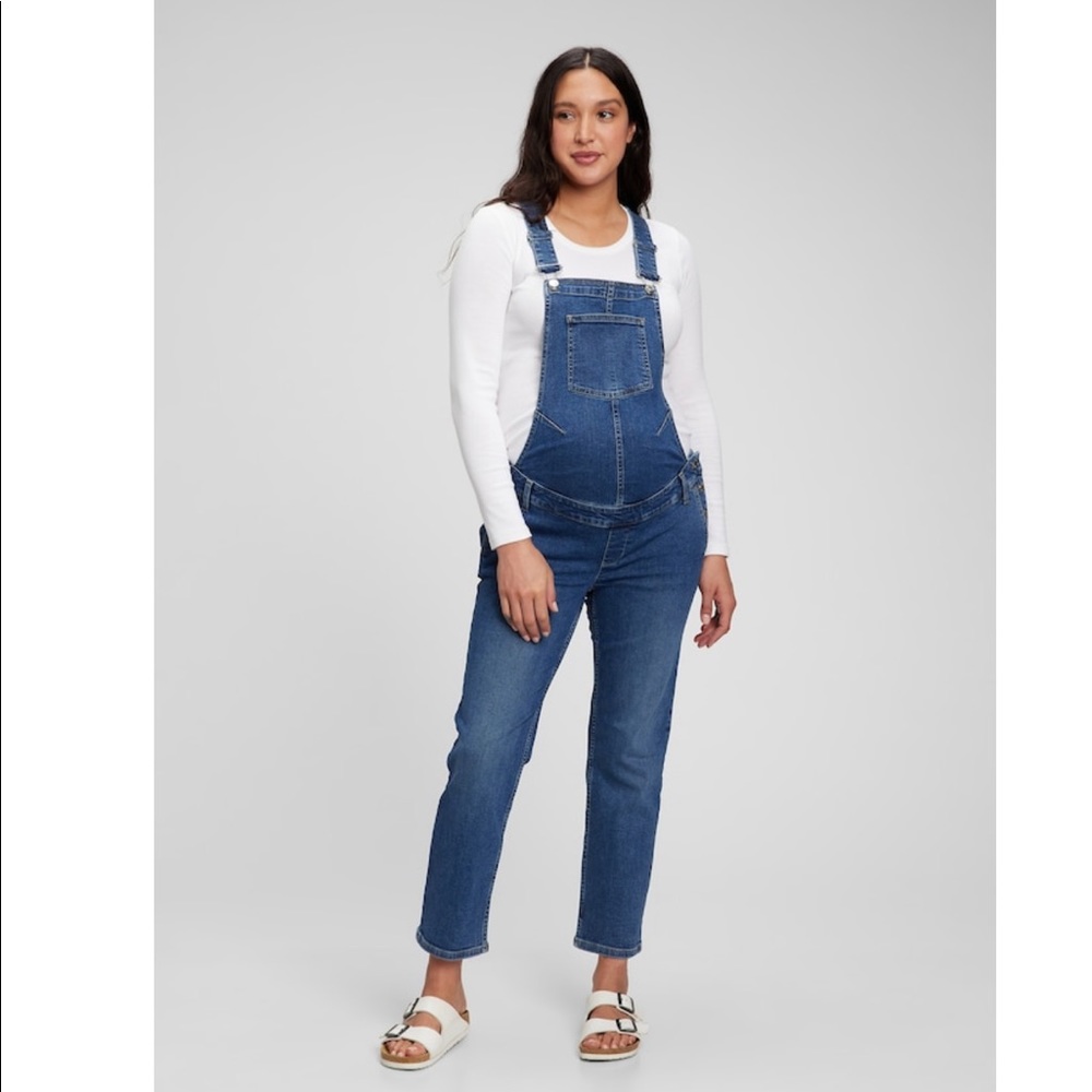 Gap Maternity dark blue overalls